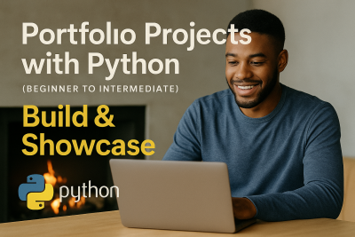 Portfolio Projects with Python (Beginner to Intermediate): Build & Showcase banner