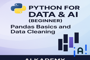 Python for Data & AI (Beginner): Pandas Basics and Data Cleaning banner