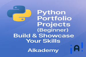 Python Portfolio Projects (Beginner): Build & Showcase Your Skills banner