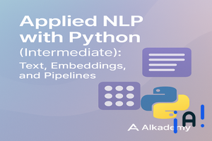 Applied NLP with Python (Intermediate): Text, Embeddings, and Pipelines banner