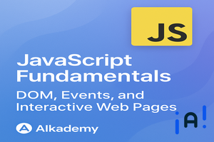 JavaScript Fundamentals: DOM, Events, and Interactive Web Pages banner
