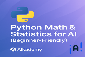 Python Math & Statistics for AI (Beginner-Friendly) banner